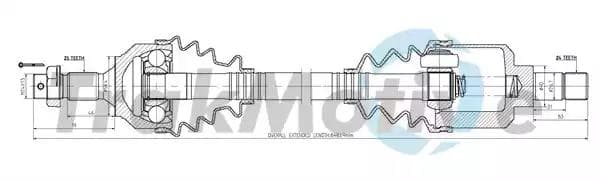 300298 TrakMotive Піввісь