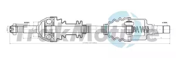 300311 TrakMotive Піввісь