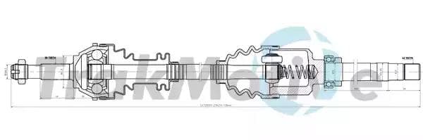 300314 TrakMotive Полуось