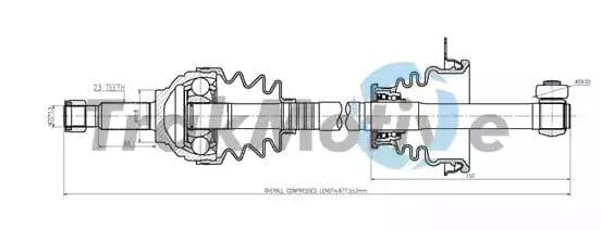 300332 TrakMotive Піввісь