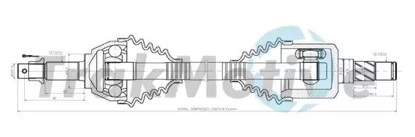 300481 TrakMotive Піввісь