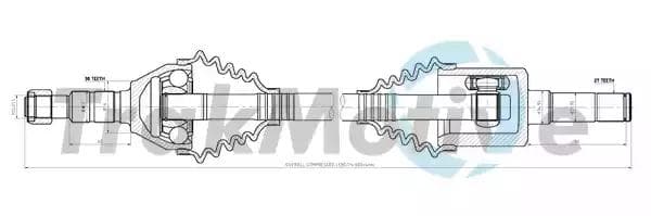 300512 TrakMotive Піввісь