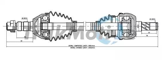 300579 TrakMotive Полуось