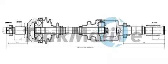 300668 TrakMotive Полуось