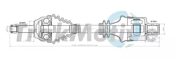 300726 TrakMotive Полуось
