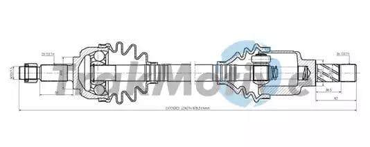 300812 TrakMotive Піввісь