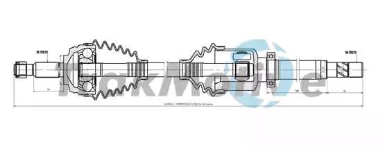 300891 TrakMotive Полуось