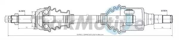 300988 TrakMotive Піввісь
