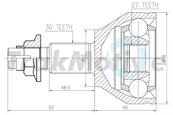 400003 TrakMotive ШРУС