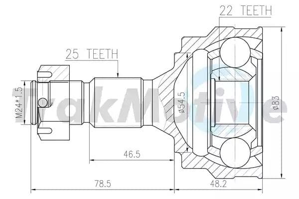 400094 TrakMotive Граната