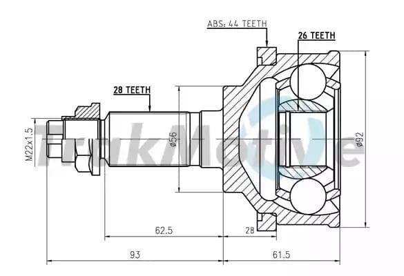400165 TrakMotive Граната