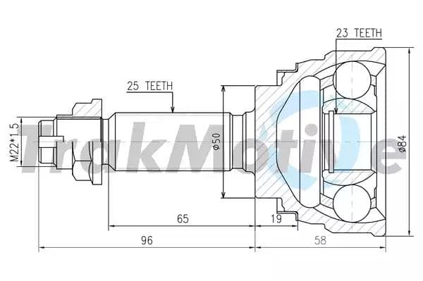 400207 TrakMotive Граната