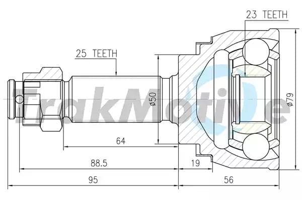400216 TrakMotive ШРУС