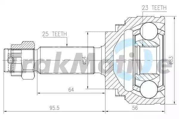400271 TrakMotive ШРУС