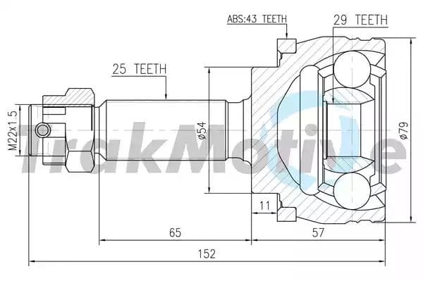 400272 TrakMotive Граната