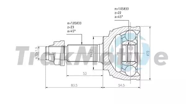 400294 TrakMotive Граната