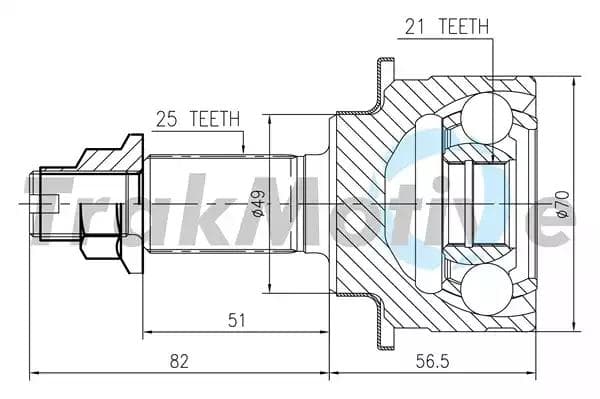 400316 TrakMotive Граната