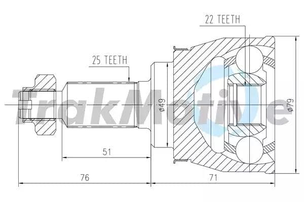 400395 TrakMotive Граната