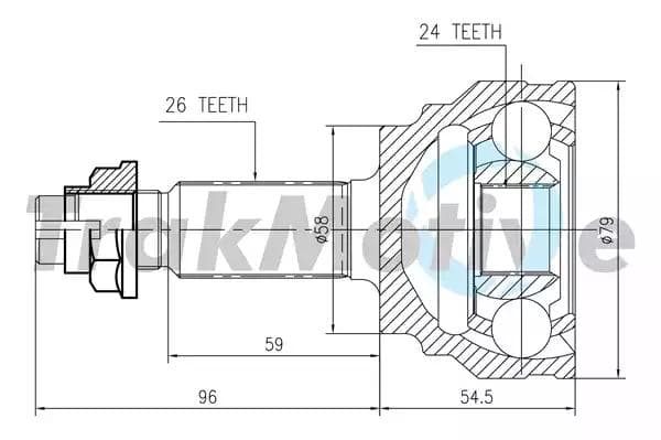 400433 TrakMotive Граната