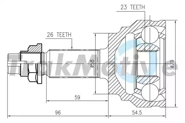 400434 TrakMotive Граната