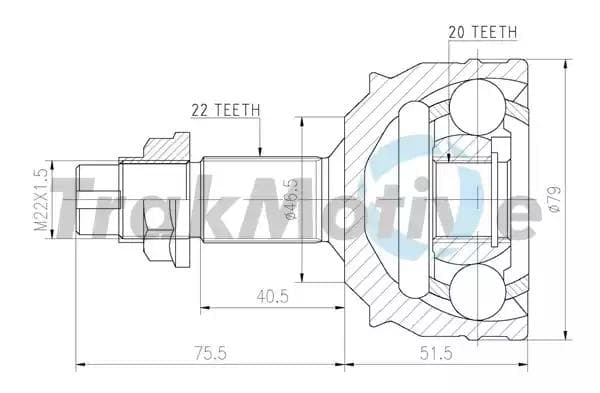 400486 TrakMotive Граната