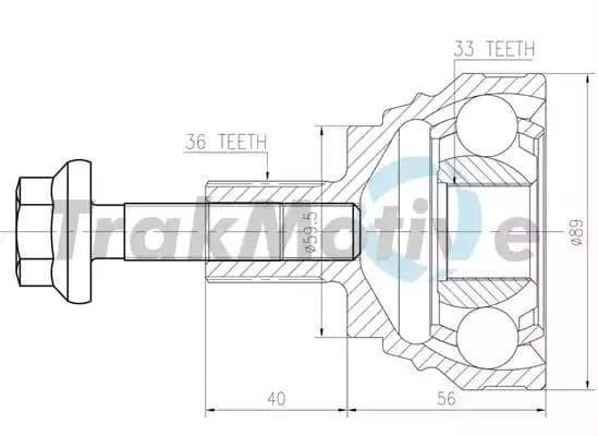 400492 TrakMotive Граната