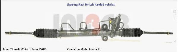 66.0860 Lauber Кермова рейка для Mazda 323