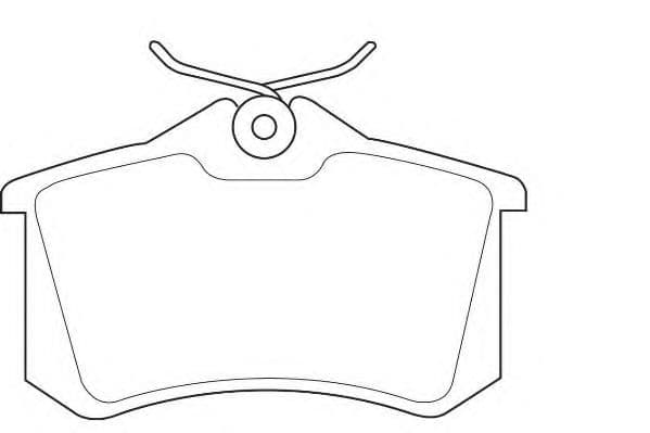 WBP20961A Wagner Тормозные колодки