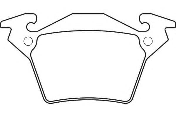 WBP23020A Wagner Гальмівні колодки