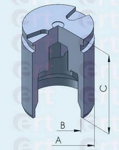 150801-C ERT Поршень гальмівного супорта для Kia Carens