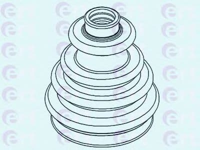 500408 ERT Пыльник ШРУСа