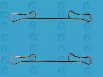 420036 ERT Компоненти дискових гальмівних колодок