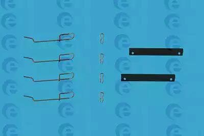 420071 ERT Комплектующие дисковых тормозных колодок