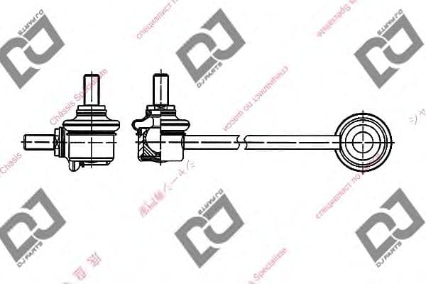 DL1205 DJ Parts Стойка стабилизатора для Kia Rio