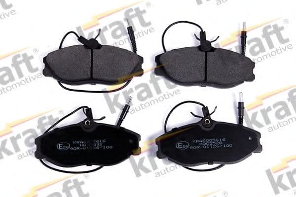 6005616 Kraft Automotive Гальмівні колодки