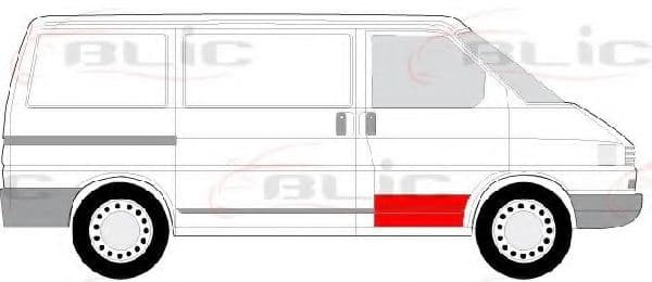 6015-00-9558122P BLIC Дверь для Volkswagen Transporter