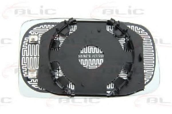 6102-02-1231912P BLIC Скло зовнішнього дзеркала для Fiat Panda
