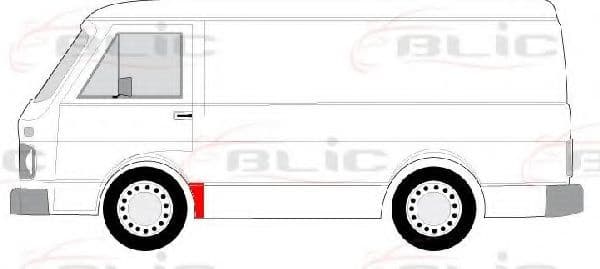 6504-03-9560321P BLIC Крыло переднее для Volkswagen LT