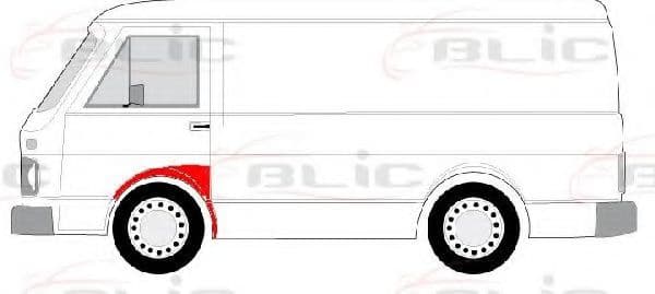 6504-03-9560331P BLIC Крило переднє для Volkswagen LT