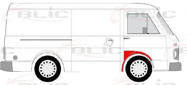 6504-03-9560332P BLIC Крыло переднее для Volkswagen LT