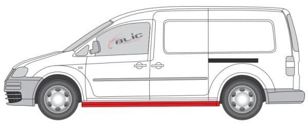 6505069571013K BLIC Порог для Volkswagen Caddy