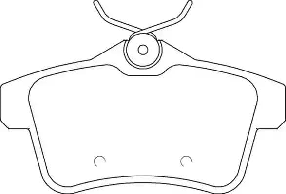 lvxl1641 Motaquip Гальмівні колодки