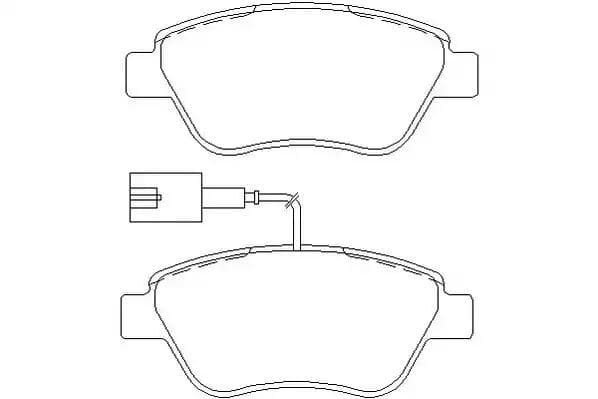 lvxl1669 Motaquip Тормозные колодки