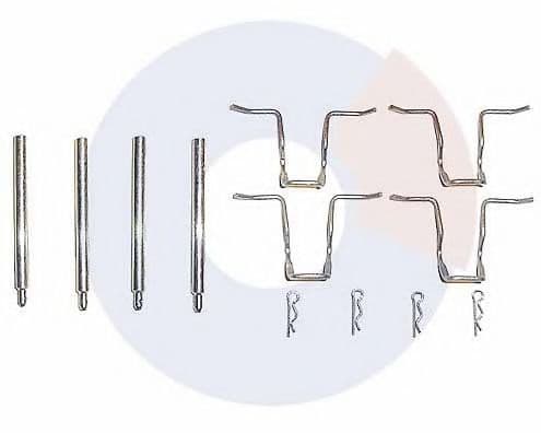 2007 Carrab Brake Parts Компоненти дискових гальмівних колодок