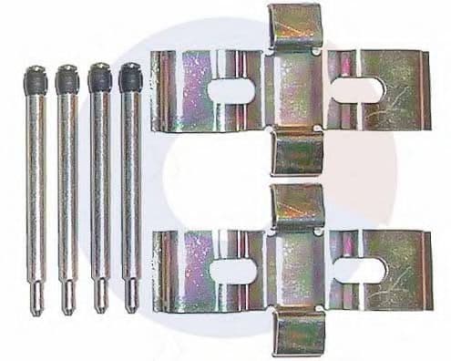 2066 Carrab Brake Parts Компоненти дискових гальмівних колодок для Mercedes S-Class