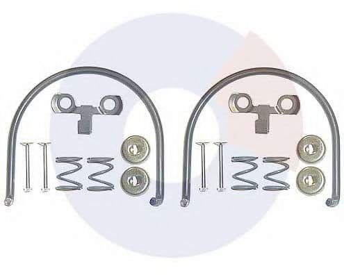 3033 Carrab Brake Parts Монтажний комплект барабанних гальмівних колодок