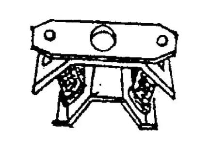 00651901 Tedgum Подушка двигуна