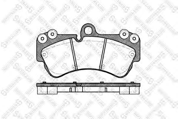 1005 000B-SX Stellox Гальмівні колодки