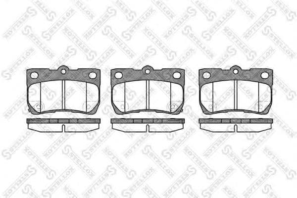 1192 002-SX Stellox Гальмівні колодки