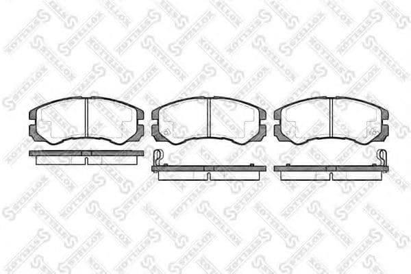 436 002B-SX Stellox Гальмівні колодки